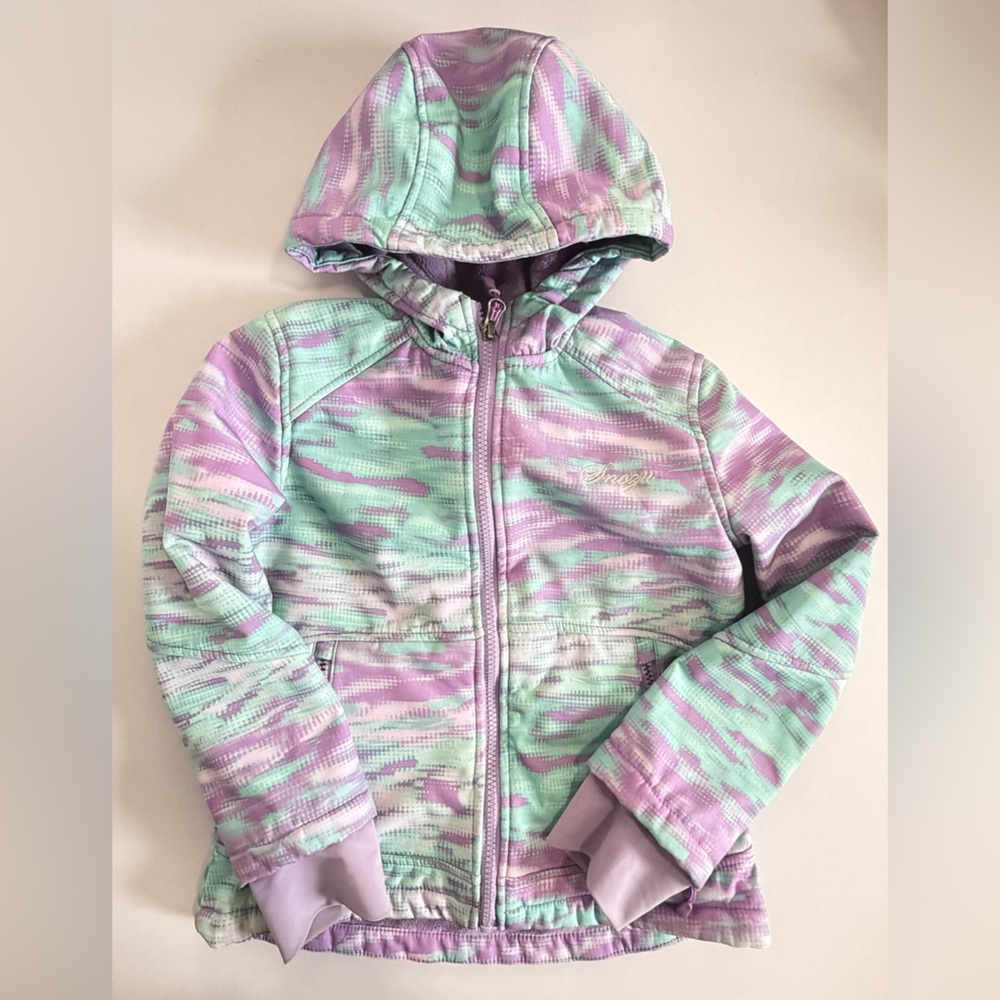 Snozu Lavender and Mint Plush-Lined Hoodie